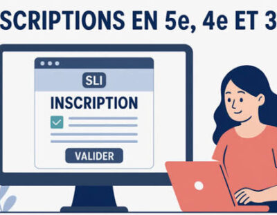 Inscription en 5ème, en  4ème ou en 3ème