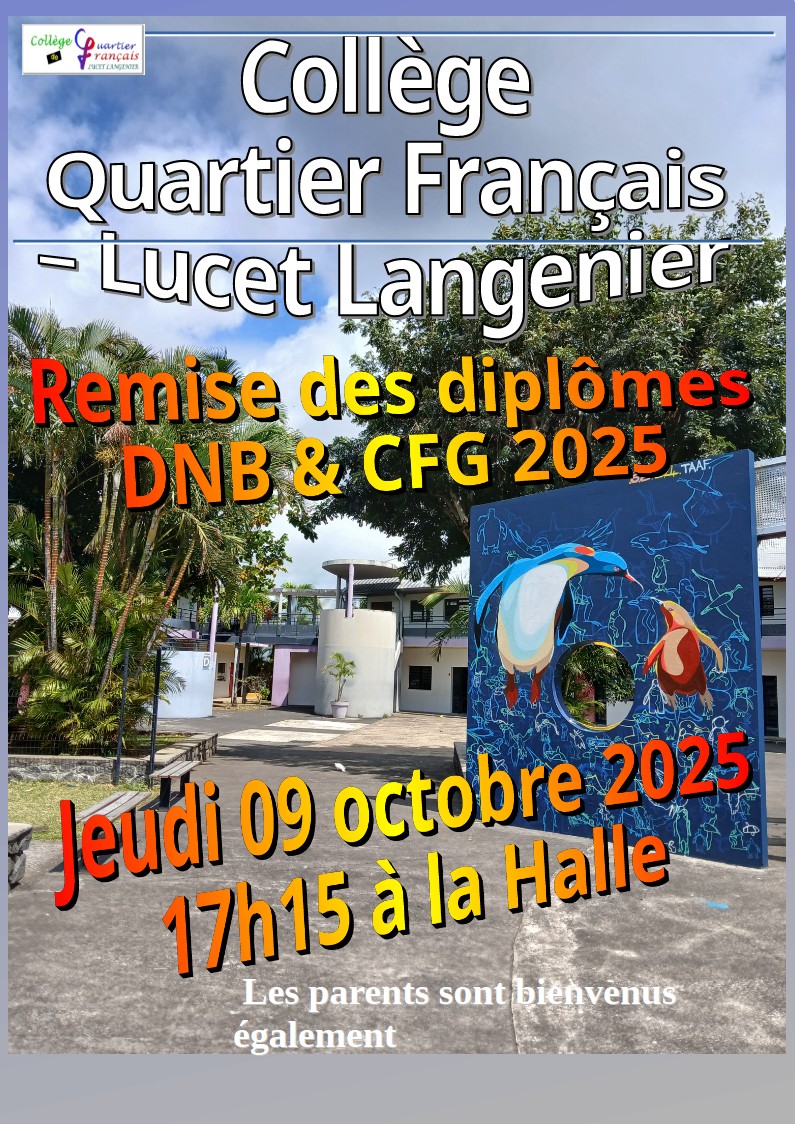 Remise des diplômes