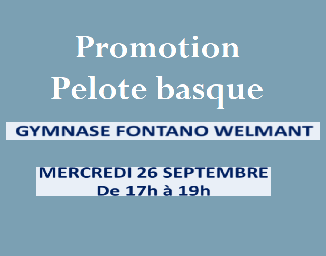 Promotion Pelote Basque