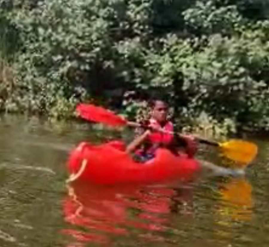 Sortie Kayak au Bocage, à SainteSuzanne Collège Mahé de La Bourdonnais