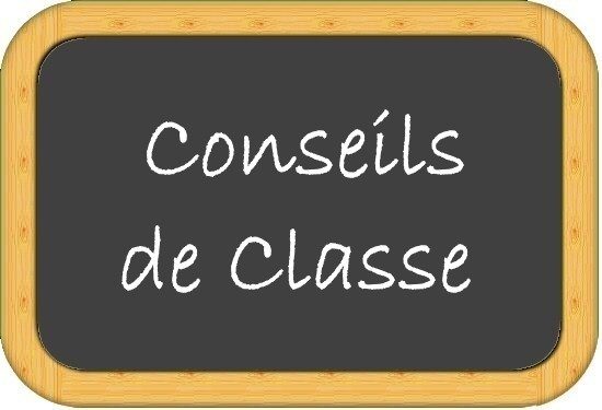 Calendrier des conseils de classe du 1er trimestre