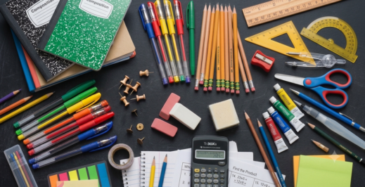 Listes des effets scolaires : Année scolaire 2026-2027