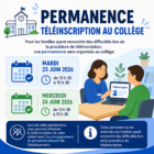 Permanence Télé inscriptions