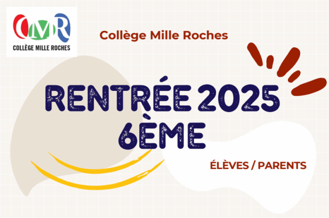 Rentrée 2025/2026