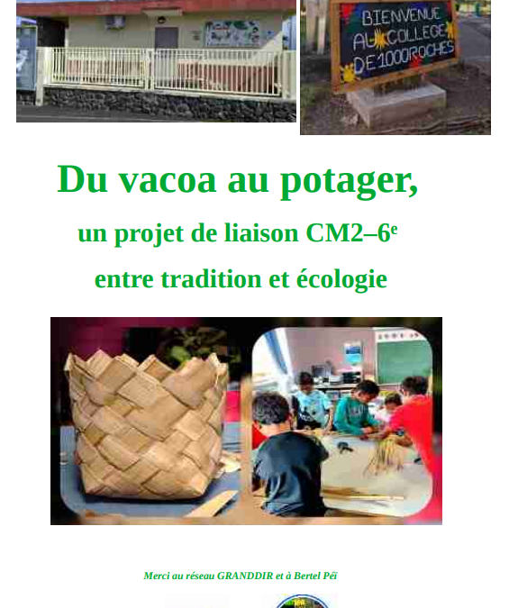 Du vacoa au Karé-potager