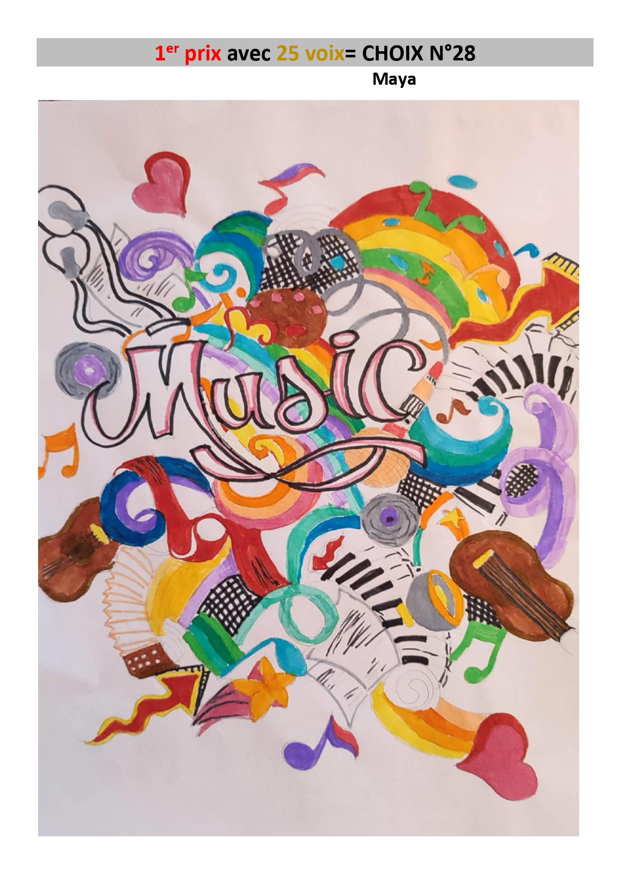 Page De Garde Musique Collège Concours de page de garde – Education musicale – Collège Paul Hermann
