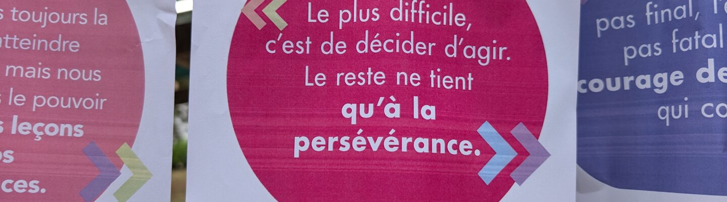 Semaine de la persévérance