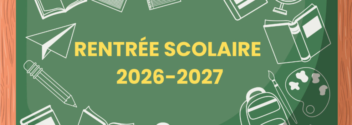Organisation de la rentrée 2026