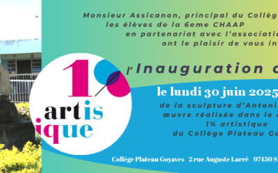 Inauguration du cartel de la sculpture d’Antonio DAVILA