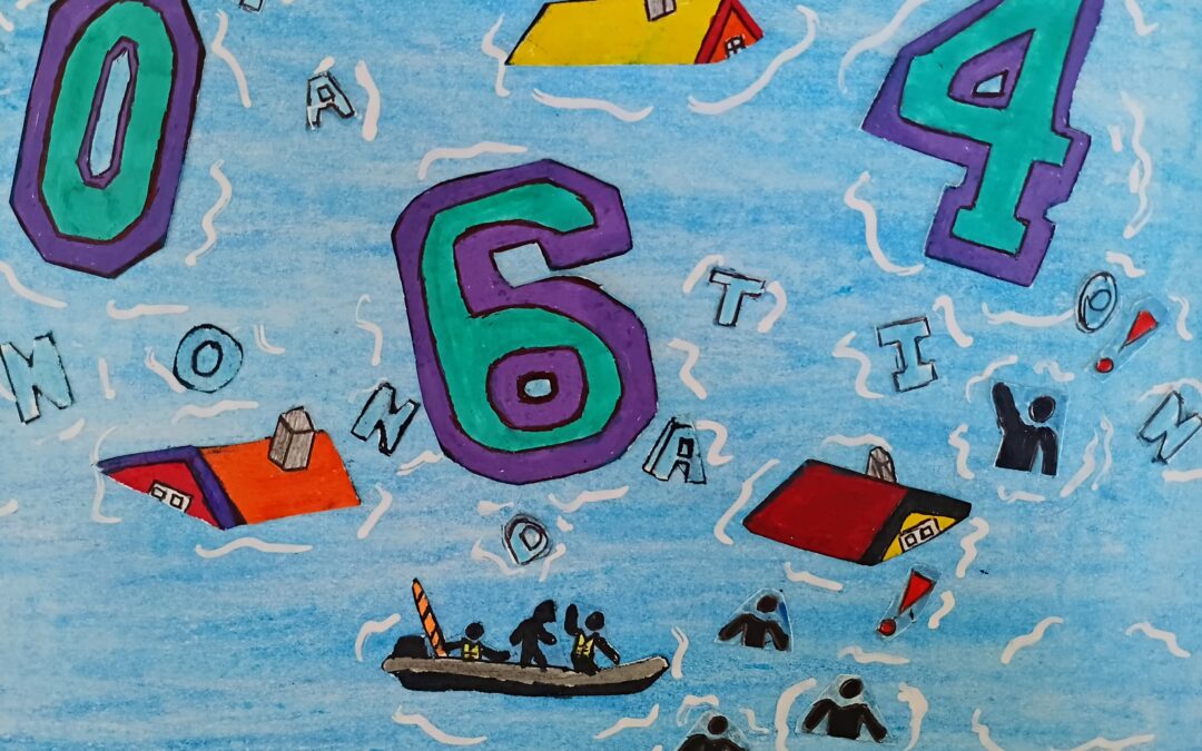 Des dossards pour le CROSS du collège sur le thème du CLIMAT…