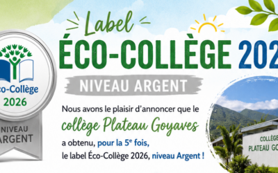Label Éco-Collège 2026 : niveau Argent