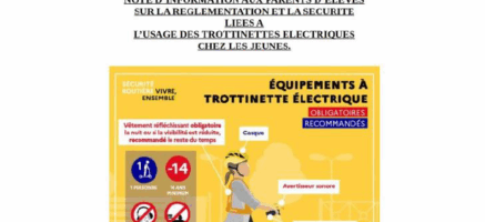 Réglementation Trottinettes