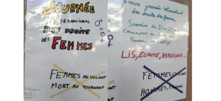 Semaine internationale du droit des Femmes au collège Pointe des Châteaux