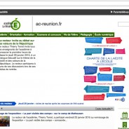 Nouveau site internet pour l’académie de la Réunion