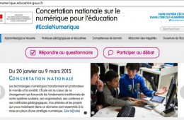 Concertation nationale sur le numérique pour l’éducation
