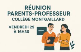 Réunion parents-professeurs de rentrée 2025.