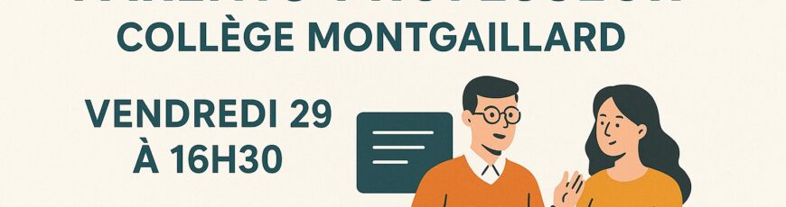 Réunion parents-professeurs de rentrée 2025.