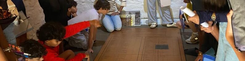 Première visite du Musée Villele avec la 405 dans le cadre du projet « Classe Musée »