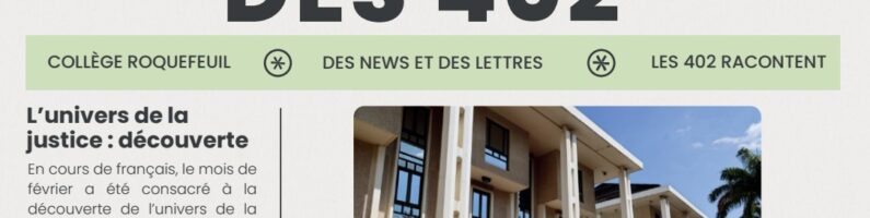 Découvrez la Newsletter des 402