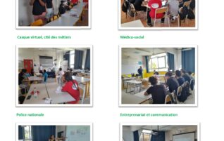 forum des métiers du collège Les Tamarins