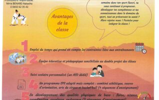 Présentation Classe 5ème Sports-Études Multisports 2026/2027