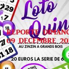 « Loto quine » : Venez nombreux dimanche 9 décembre !