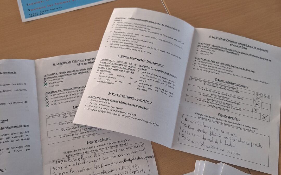 Les violences faites aux femmes, parlons-en !