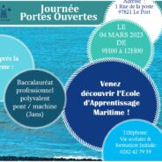 Journée Portes Ouvertes de L’École d’apprentissage Maritime de la Réunion Journée Portes Ouvertes de