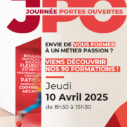 JPO DES CENTRSE DE FORMATION DE SAINTE-CLOTILDE ET SAINT-ANDRE CHAMBRE DE METIERS le jeudi 10 avril 2025 de 8h30 à 15h30