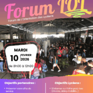 Forum LOL 2026 – Halle de Saint-Joseph – Mardi 10 février