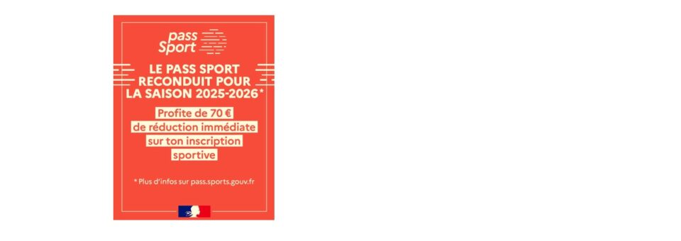 Le Pass’Sport 2025 – Une aide renforcée pour les jeunes sportifs