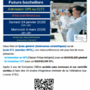 Visioconférences Ecole Nationale Supérieure de Chimie de Rennes (ENSCR) le samedi 24/01/2026 de 10h à 12h pour les lycéens