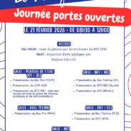 Journée Portes Ouvertes – Lycée polyvalent Paul Vergès 📅 Samedi 21 février 2026🕣 De 8h30 à 12h00📍 Saint-Paul