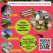 Journée Portes Ouvertes – Lycée Professionnel Agricole Saint-Joseph📅 Samedi 21 février 2026 – 9h à 16h30