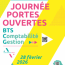 Information – Journée Portes Ouvertes BTS Comptabilité et Gestion – Lycée Ambroise VOLLARD (Terre-Sainte)