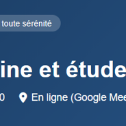 Webinaire « Médecine et études de santé » – Samedi 14 février
