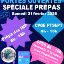 Journée Portes Ouvertes Spéciale Prépas – Lycée Lislet Geoffroy – samedi 21 février 2026