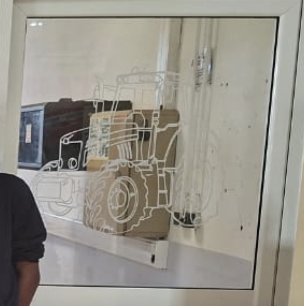 Sérigraphie sur vitrage 1