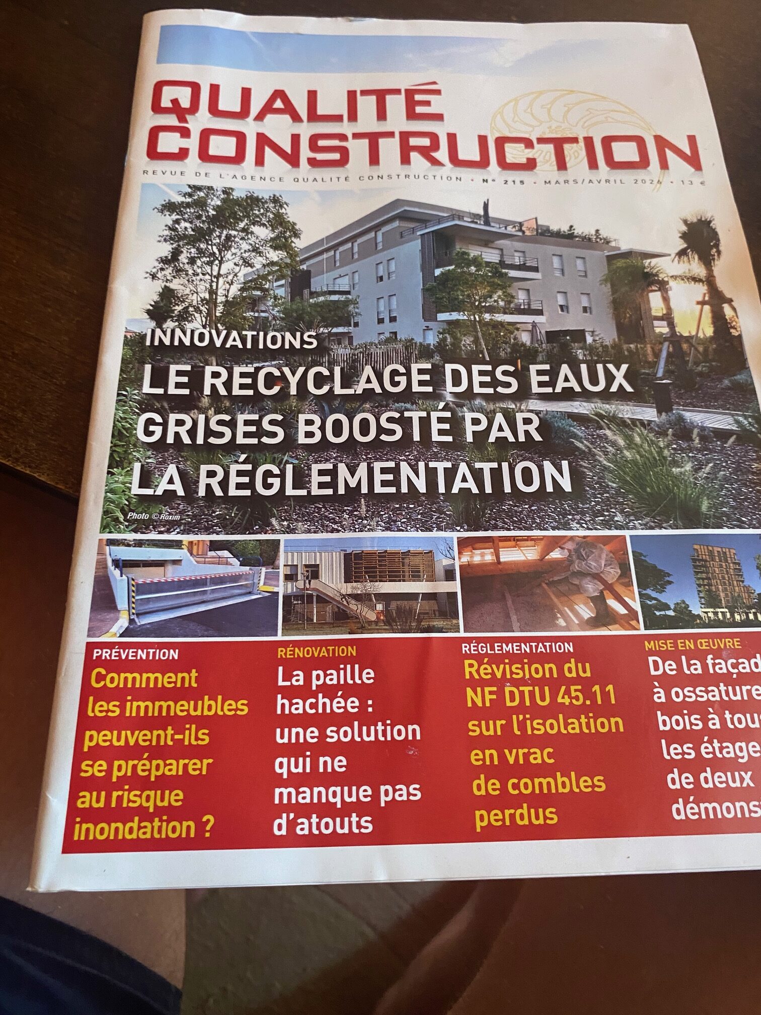 Détail du désordre constructif