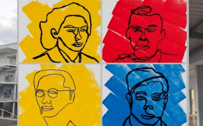 Inauguration de la fresque « Nout resistan peï »