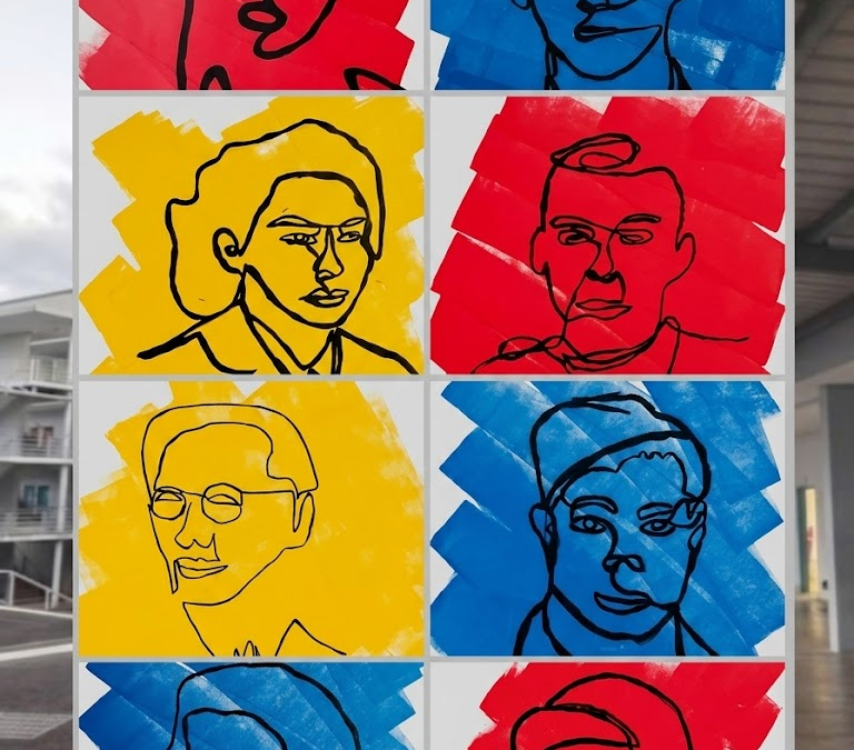 Inauguration de la fresque « Nout resistan peï »