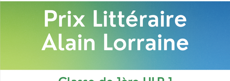 Prix Littéraire Alain Lorraine