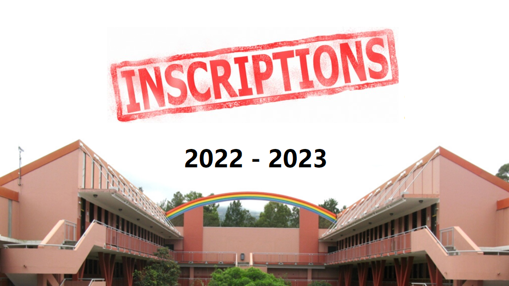 Inscription 2022 -2023
