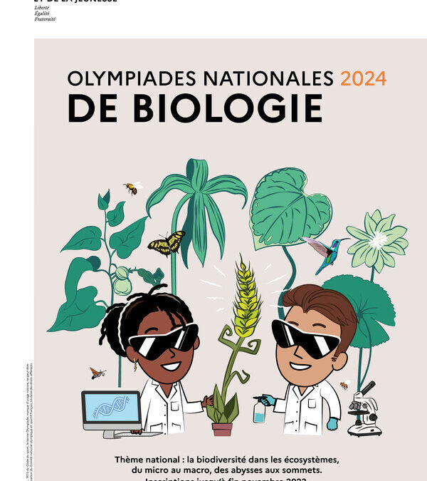 Olympiades Nationales de Biologie 2024 – 5ème au Palmarès !