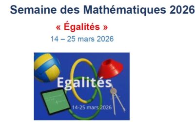 Semaine des mathématiques