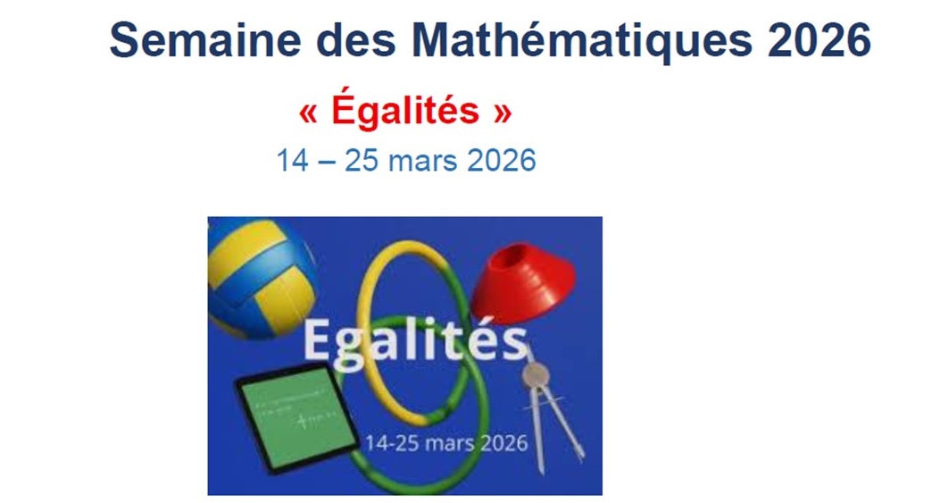 Semaine des mathématiques