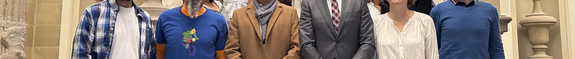 Les élèves de la section BachiBac du lycée Évariste de Parny reçus par le maire de León en Espagne