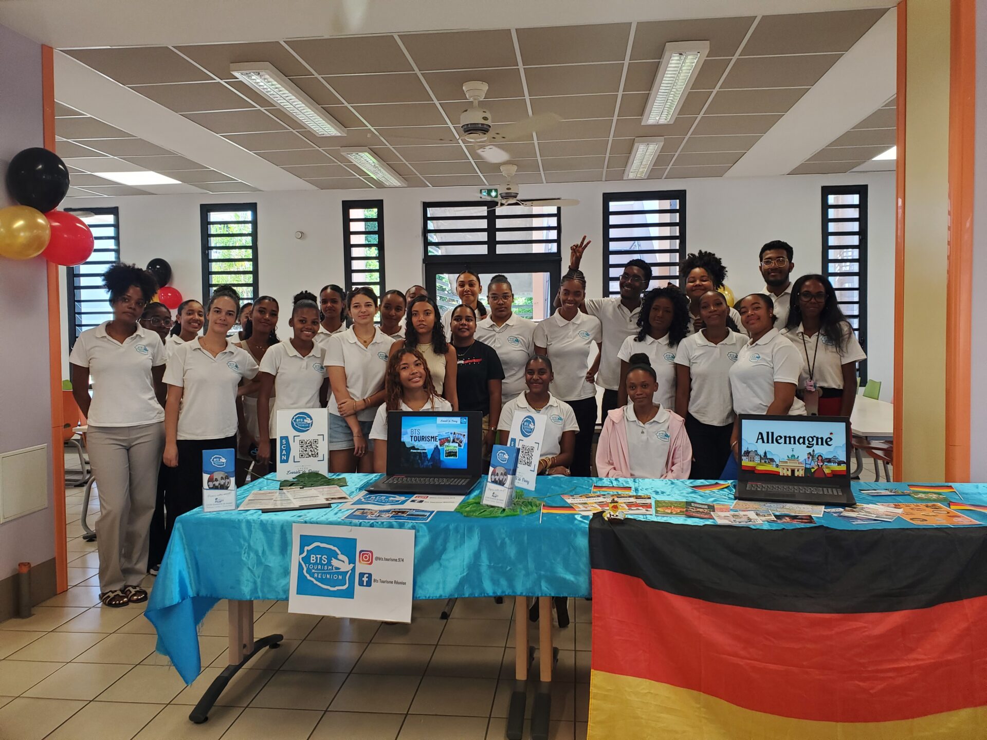 Petit-déjeuner allemand au lycée Evariste de Parny !