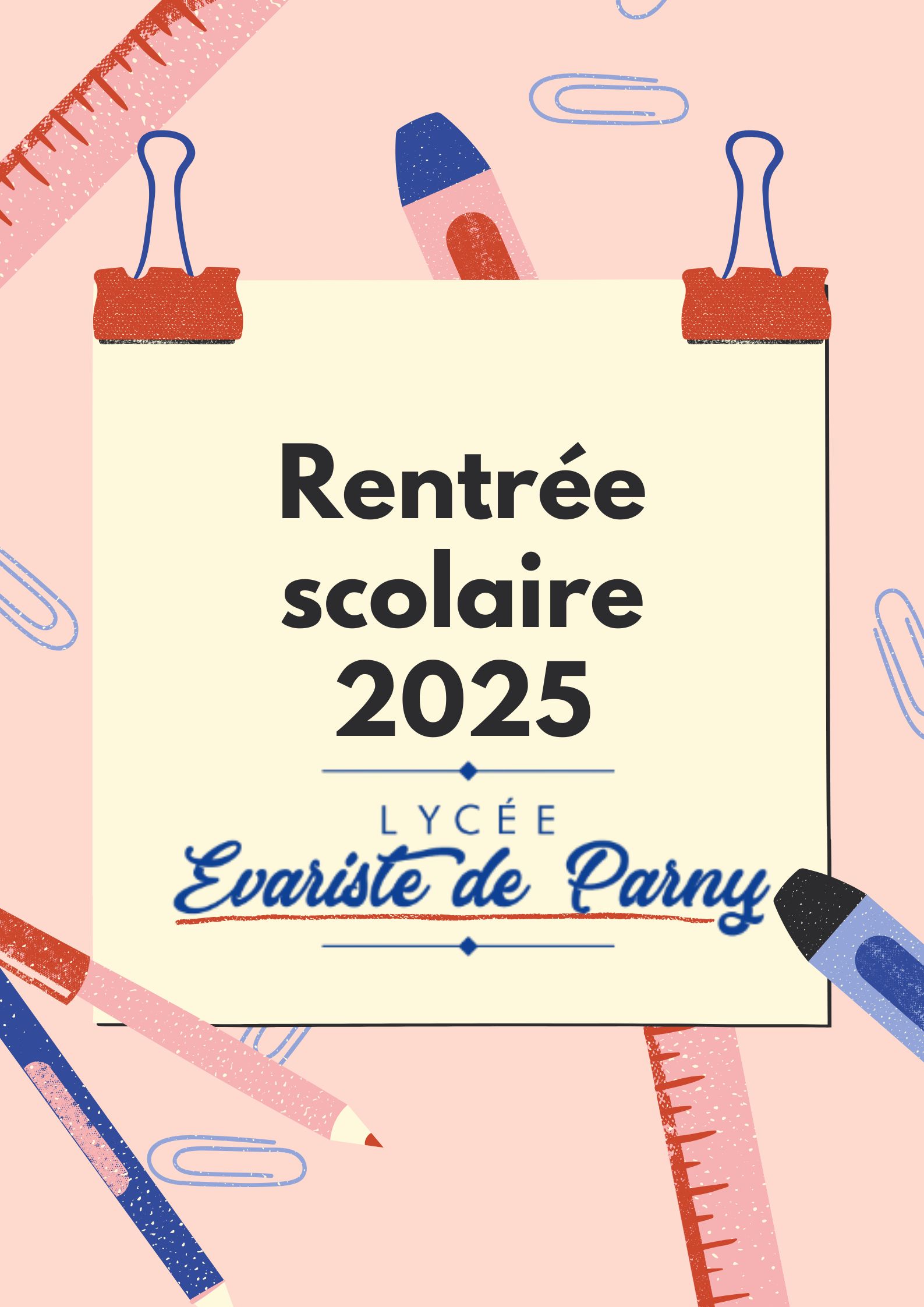 Rentrée scolaire 2025