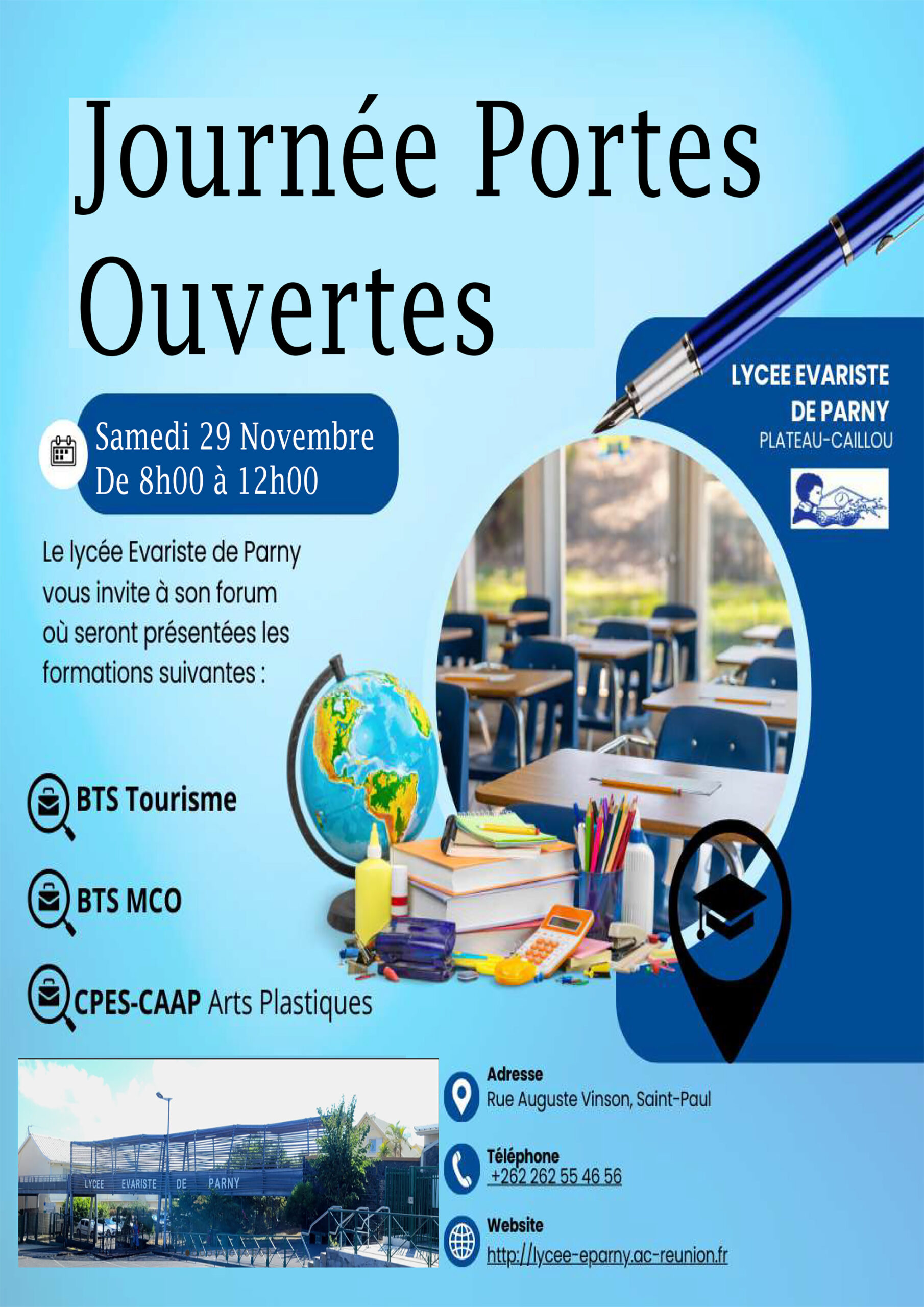 JPO Lycée 29 novembre 2025